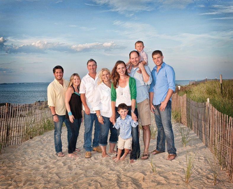 Sand in your toes! Family portraits!