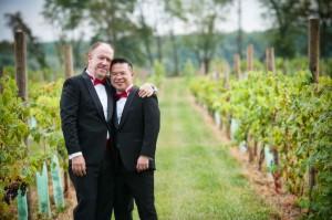 Gay Wedding Winery Vineyard