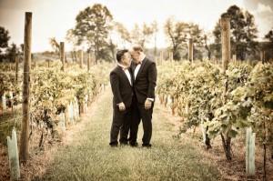 Gay Wedding Winery Vineyard