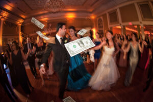 Greek wedding dance money
