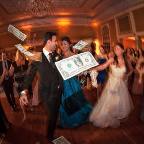 Greek wedding dance money
