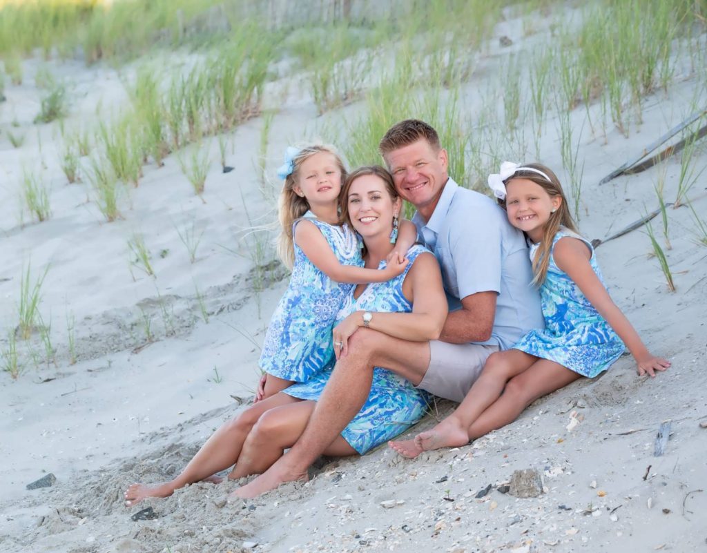 NJ Family Beach Portraits, Family vacation jersey beach portraits