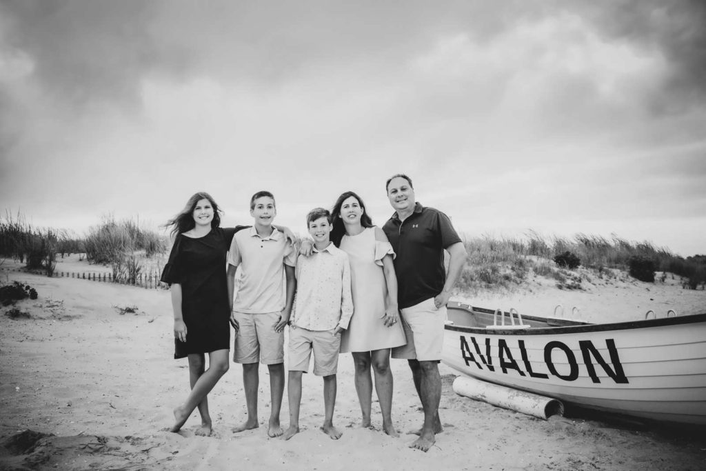 NJ Family Beach Portraits, Family vacation jersey beach portraits