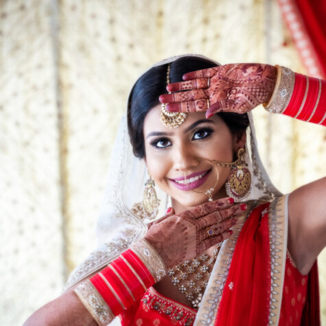 Henna Indian bride Portrait