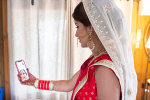 henna indian bride