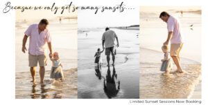 Daddy daughter holding hands on beach