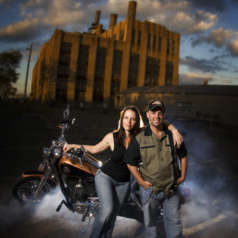 Motorcycle Engagement Photoshoot