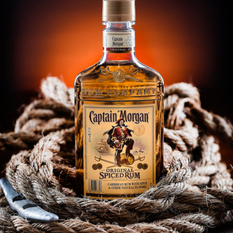 captain morgan bottle  product nautical