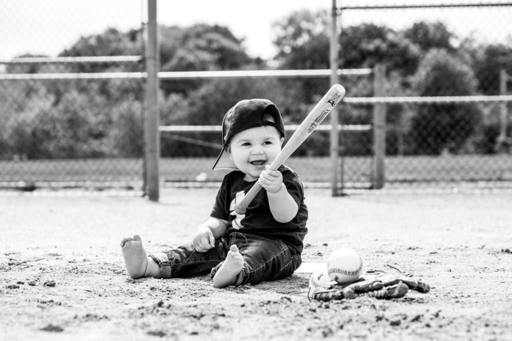 First Birthday baseball