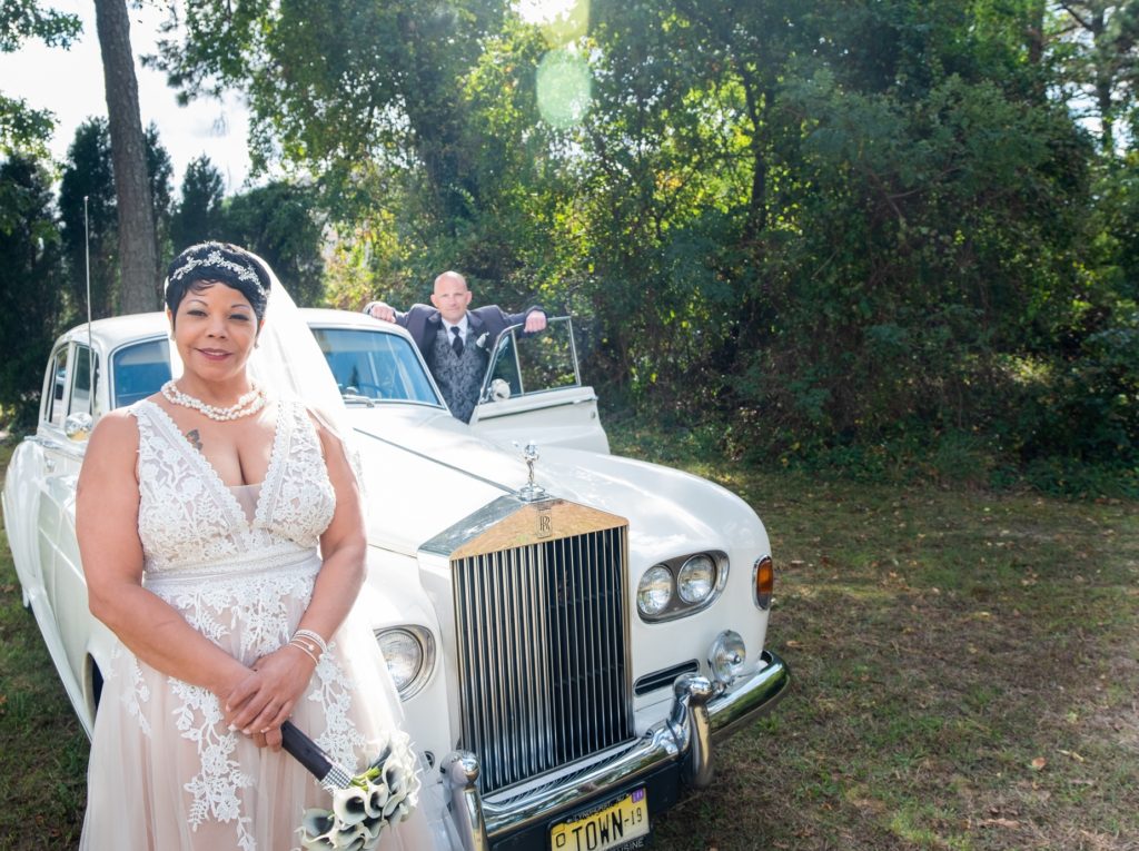 Bride Groom Rolls Royce