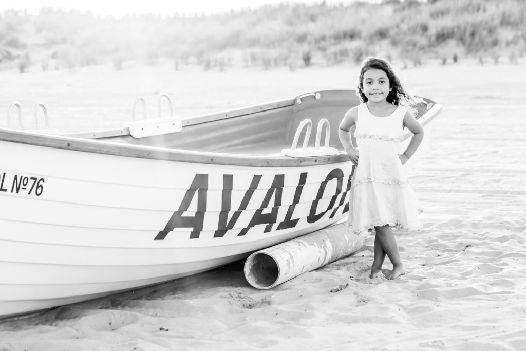 children beach portrait lifeguard boat