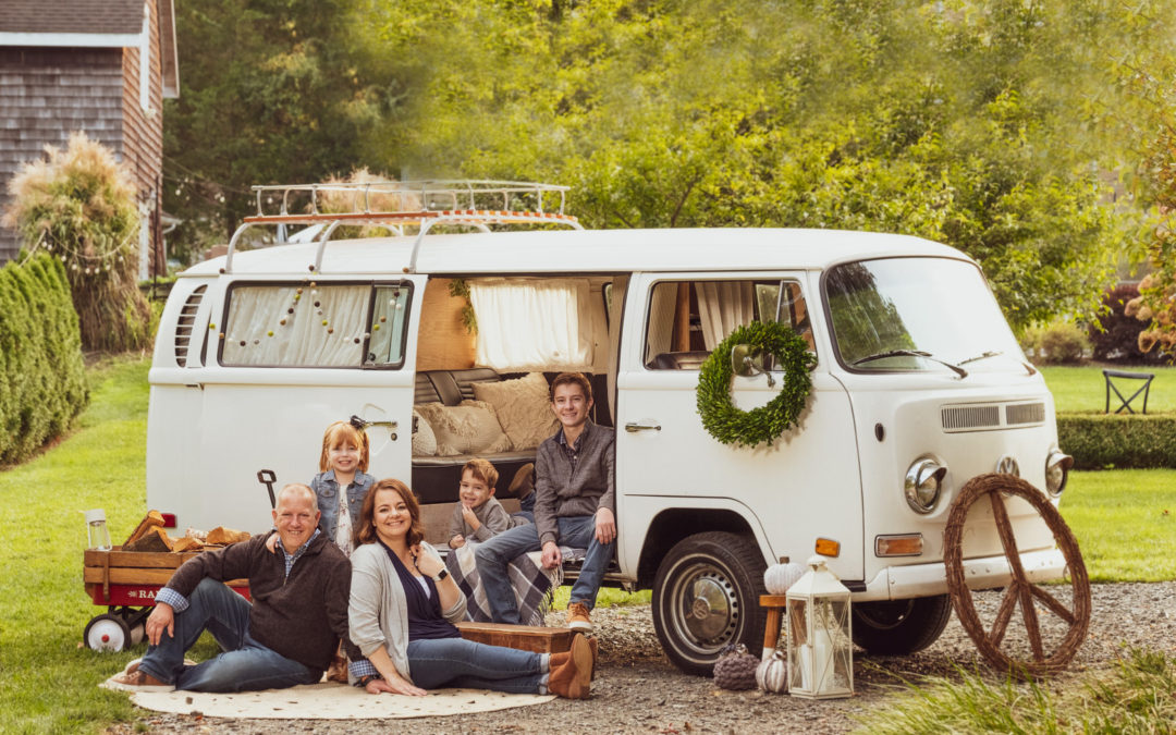 VW Bus Family Photo Shoot Portrait