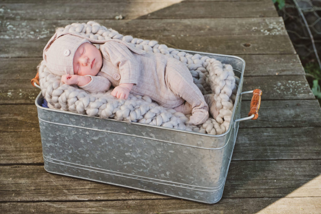 Rustic Baby Basket Tub, Rustic Baby Basket Tub