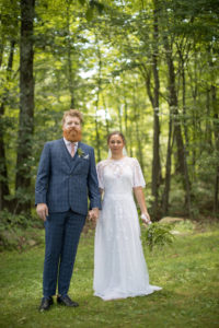 Bride and groom portrait