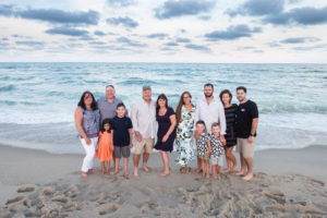Family beach portrait