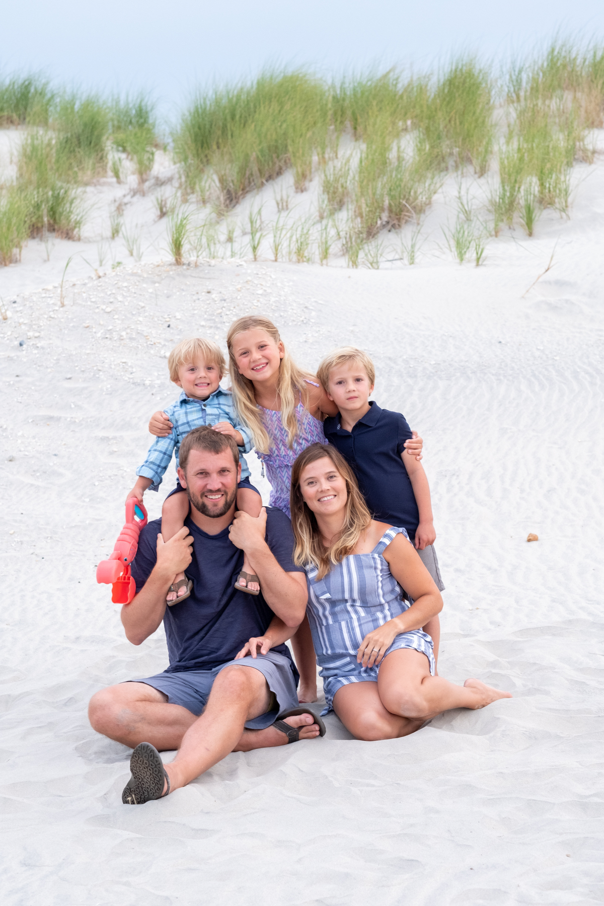 Family Group Beach Portrait