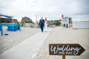 Cape May Beach wedding ceremony