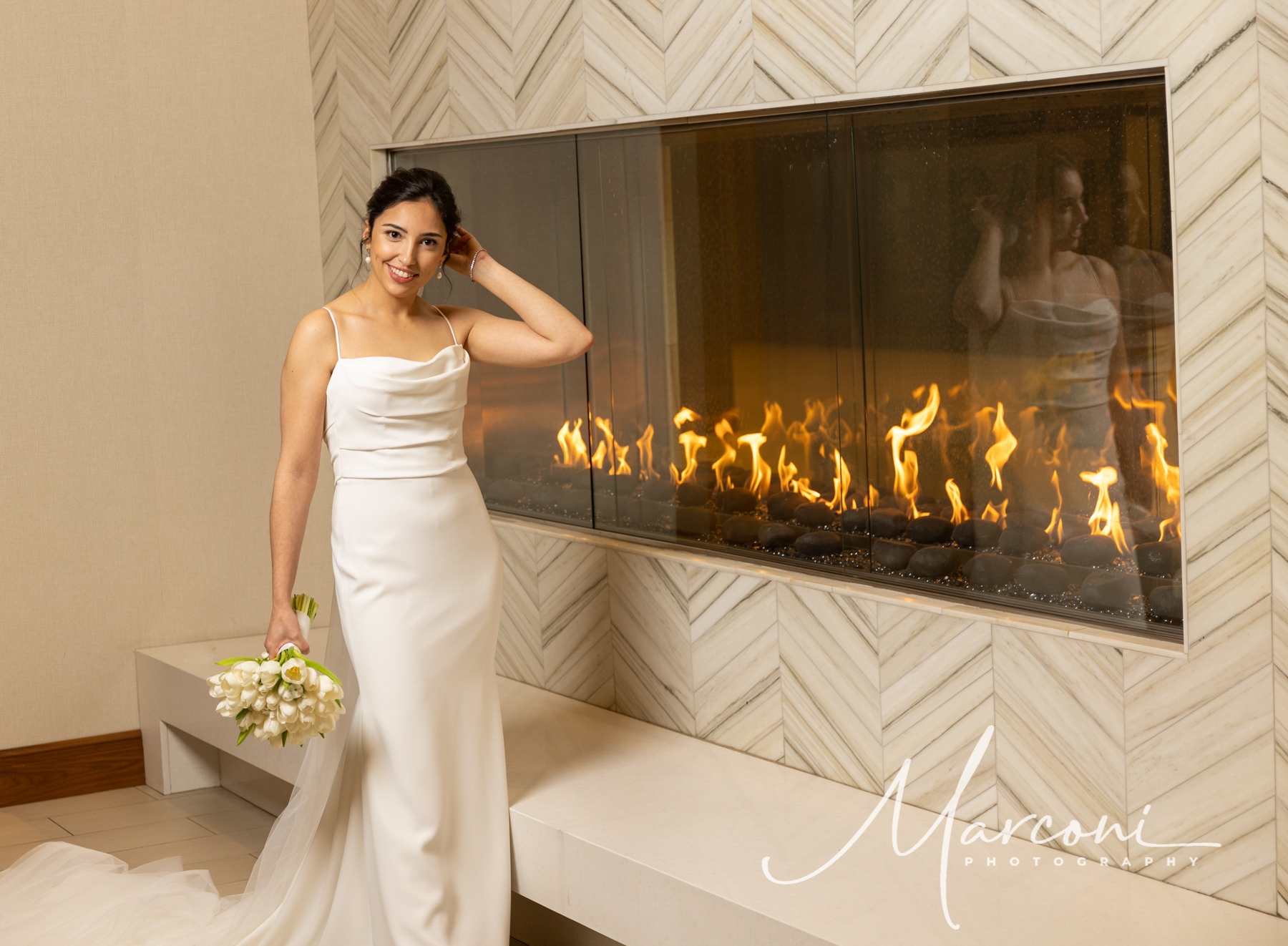 fireplace bride