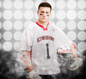 Senior football player