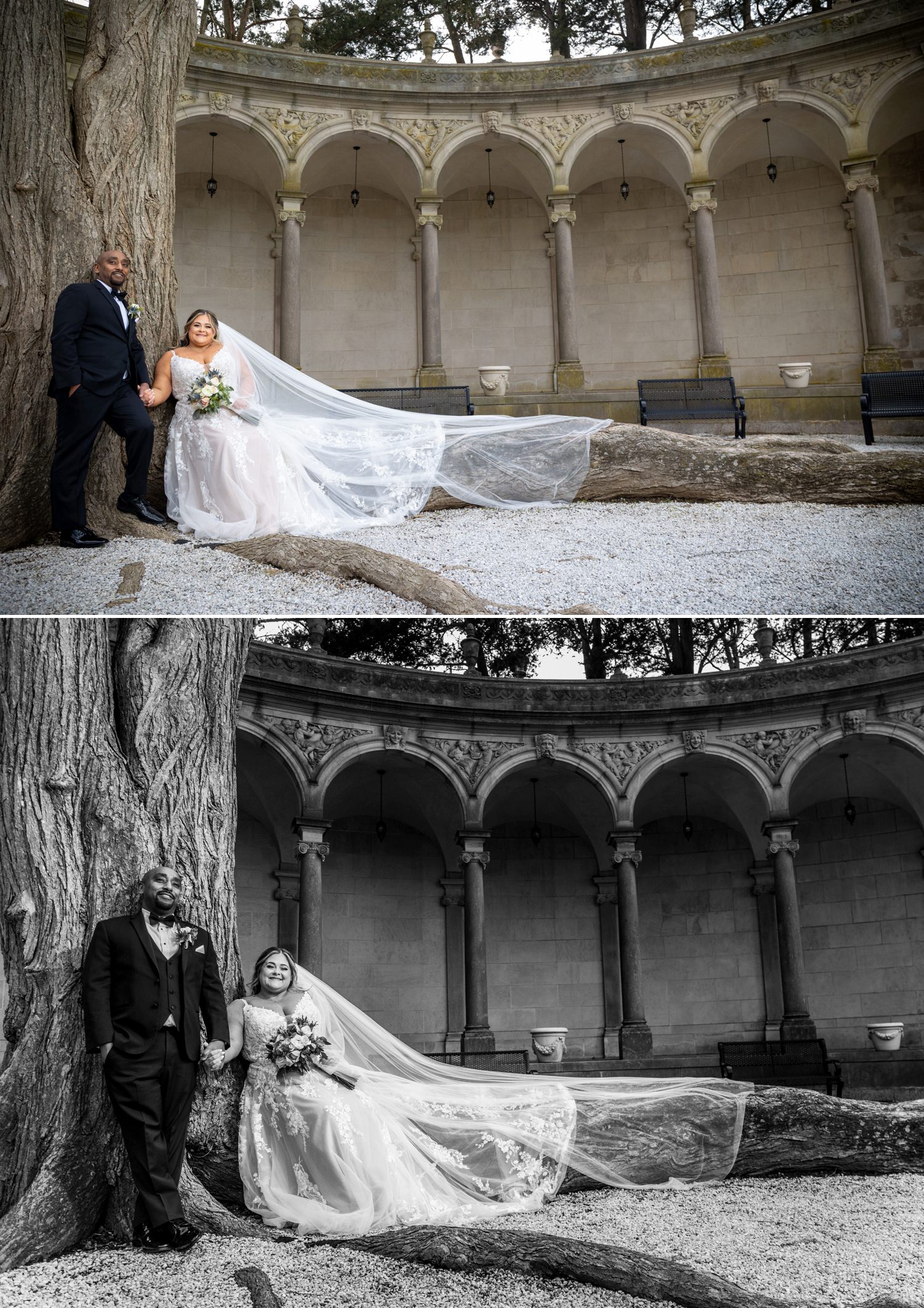 Monmouth University Bride and Groom