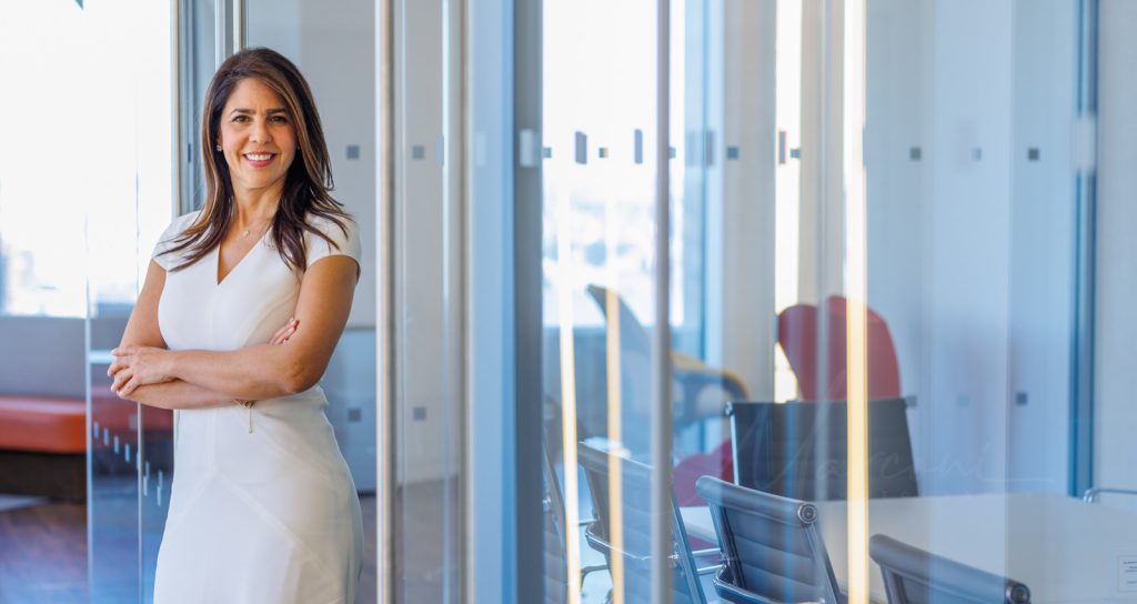business woman in office