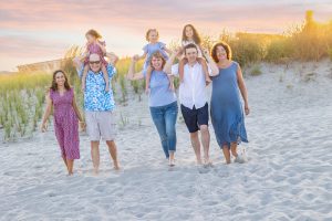 Extend family beach photo