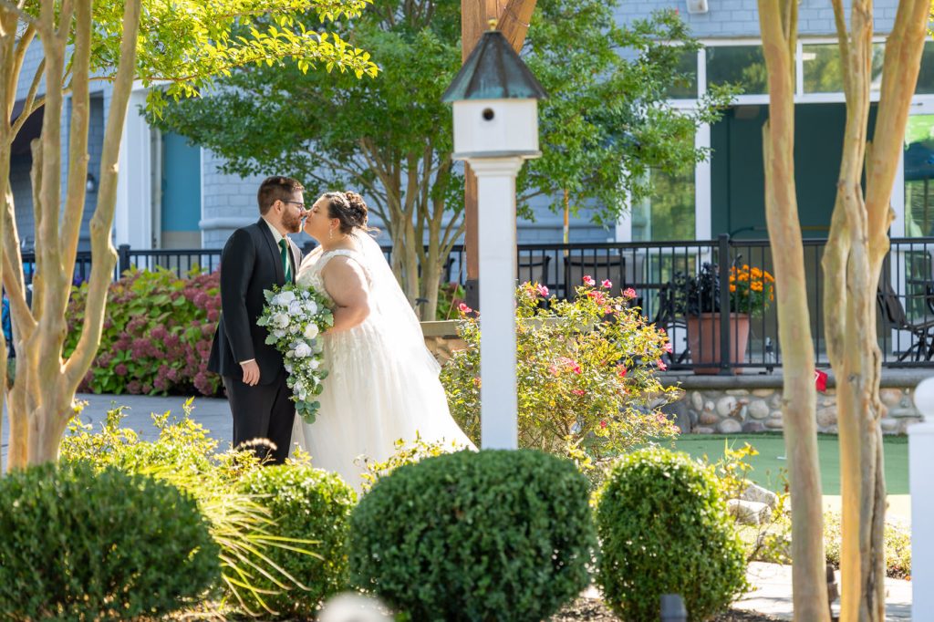 Bride and groom portrait