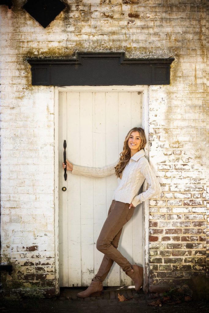 High School Senior girl portrait by Barn Door 