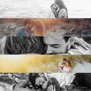Couples beach photoshoot
