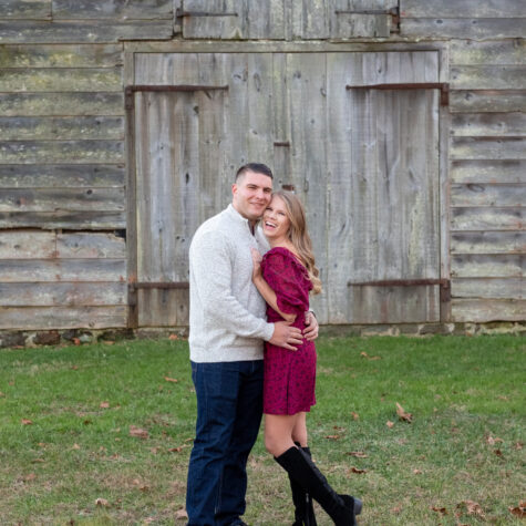 Allaire historic village engaged couple