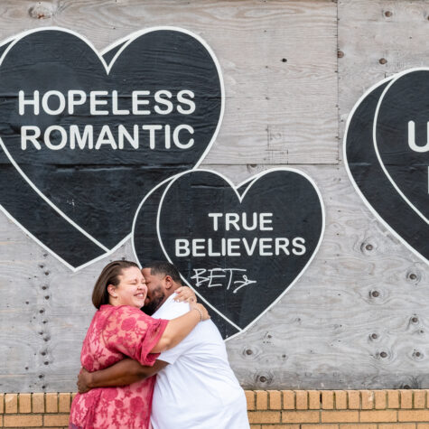 couple engaged in asbury park nj
