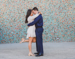 couple engaged in asbury park nj
