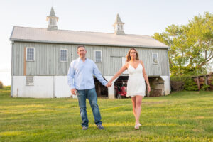 couple on farm engagement