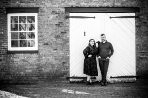 Engagement couple allaire park