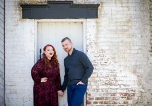 Engagement couple allaire park