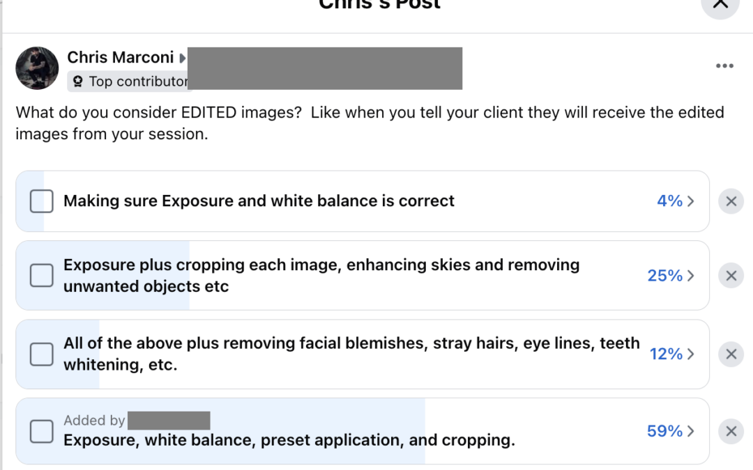 Editing Vs. Retouching
