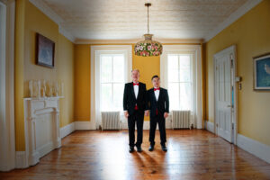 two grooms gay wedding