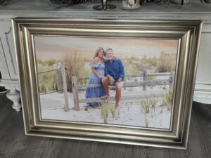custom framed fine art canvas