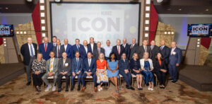 Large group photo of award recipients NJBIZ