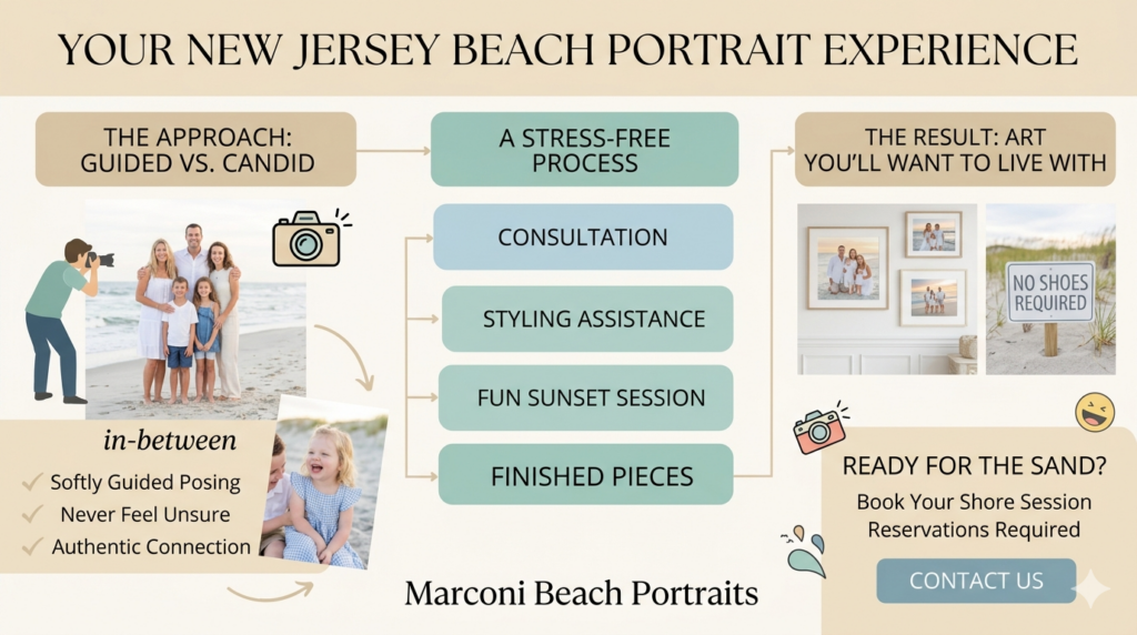 New Jersey Beach Portrait Experience guide